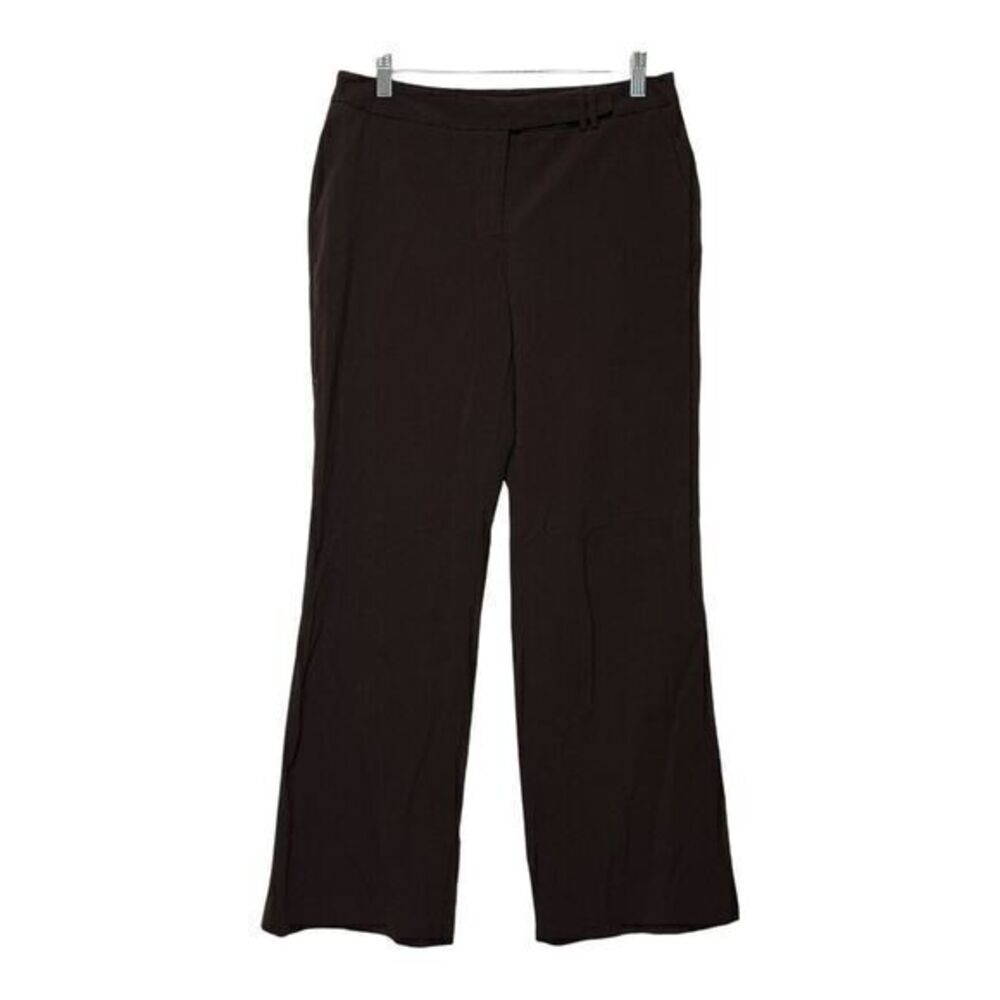 Worthington Works‎ Stretch Separates Womens Size 8 Flat Front Brown Dress Pants